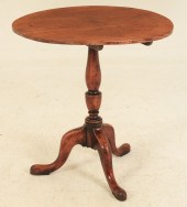 GEORGE III MAHOGANY TILT TOP T