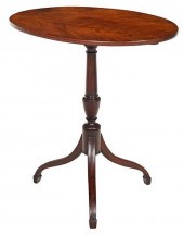 GEORGE III MAHOGANY TILT TOP C
