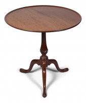 GEORGE III MAHOGANY TILT-TOP T