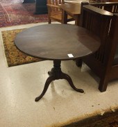 GEORGE III MAHOGANY TILT-TOP T