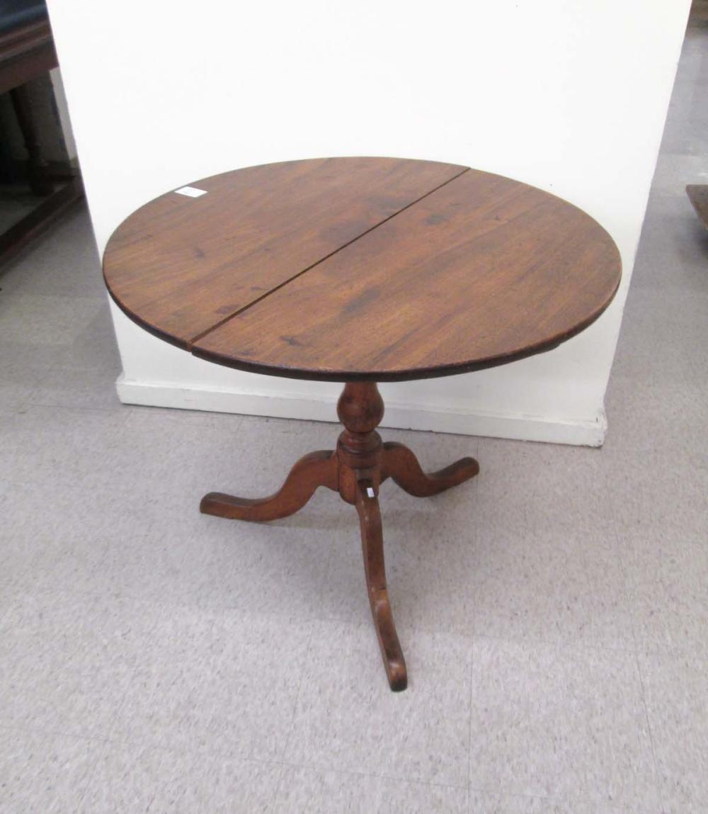 GEORGE III MAHOGANY TILT-TOP TEA