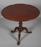 GEORGE III MAHOGANY TILT-TOP T