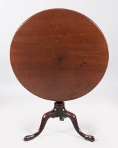 GEORGE III MAHOGANY TILT-TOP T