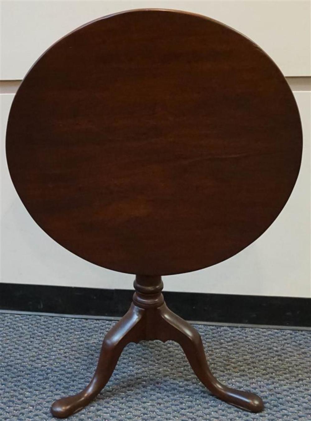 GEORGE III MAHOGANY TIP TOP