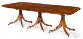 GEORGE III MAHOGANY TRIPLE PED