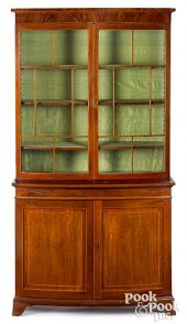 GEORGE III MAHOGANY TWO-PART B
