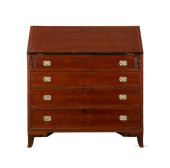 GEORGE III MAHOGANY VENEER SLA