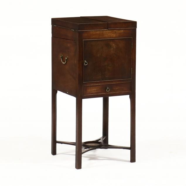 GEORGE III MAHOGANY WASH STAND