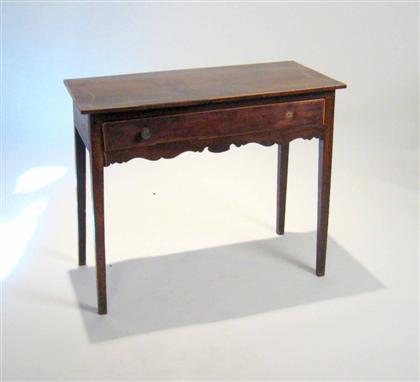 George III mahogany work table   