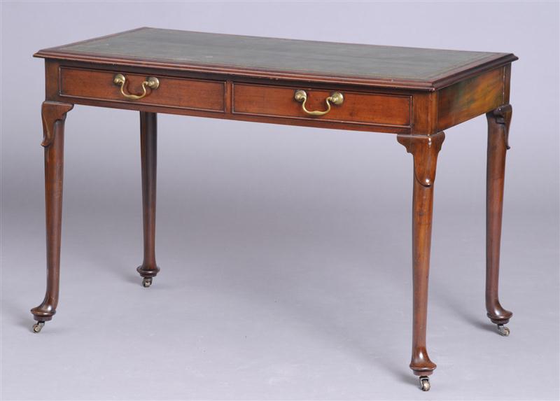 GEORGE III MAHOGANY WRITING TABLE