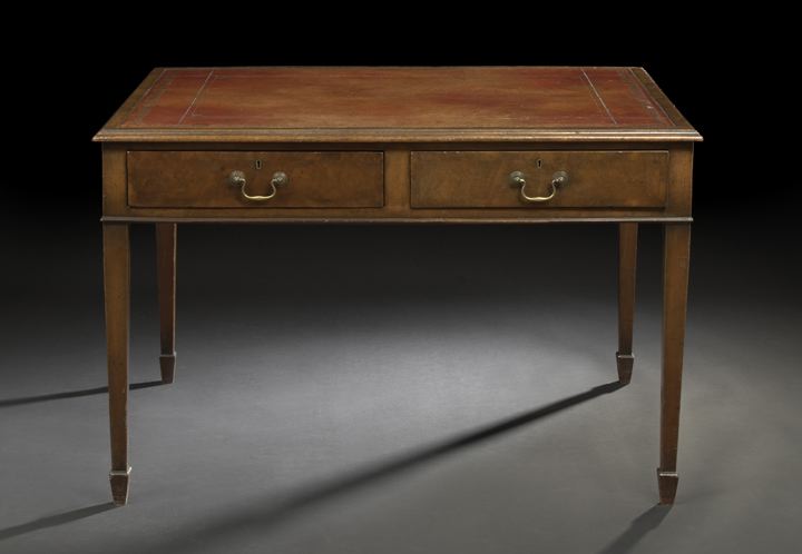 George III Mahogany Writing Table,
