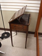GEORGE III MAHOGANY WRITING TA