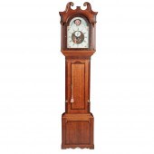 GEORGE III OAK AND MAHOGANY MO