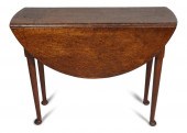 GEORGE III OAK DROP-LEAF TABLE