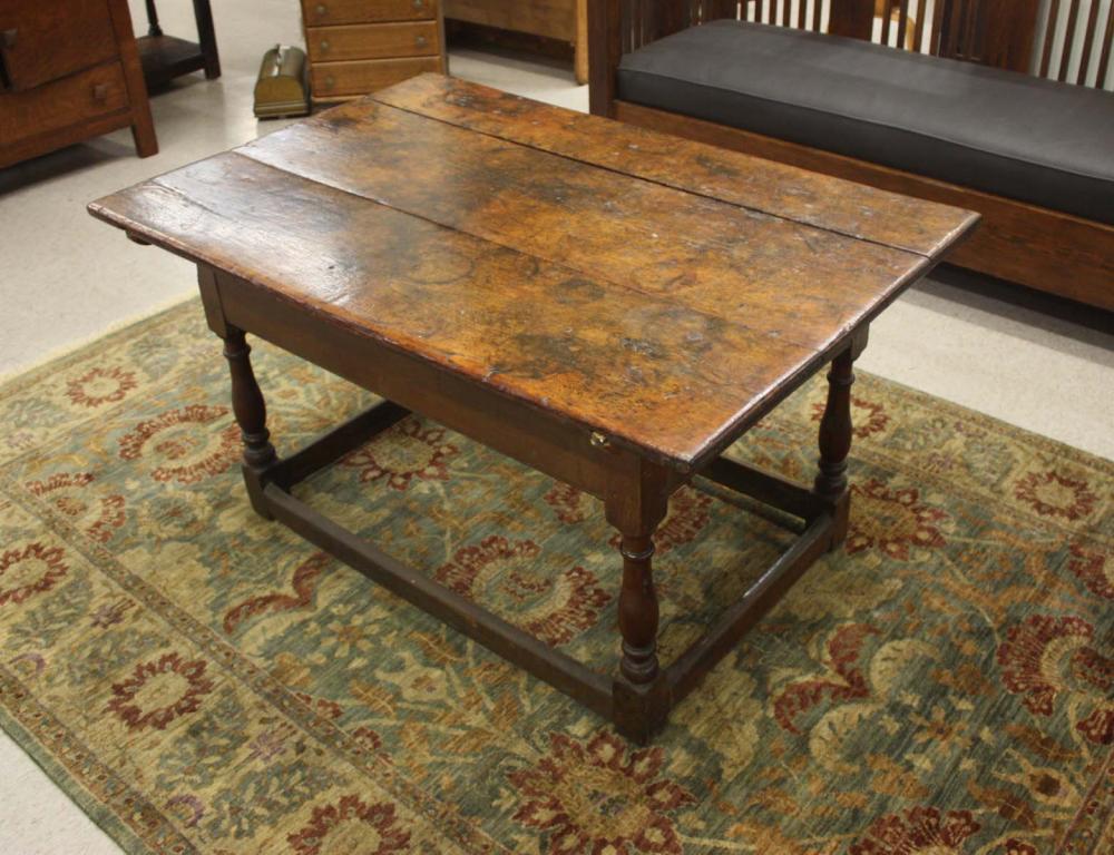 GEORGE III OAK TAVERN TABLE,