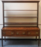 GEORGE III OAK WELSH DRESSER,