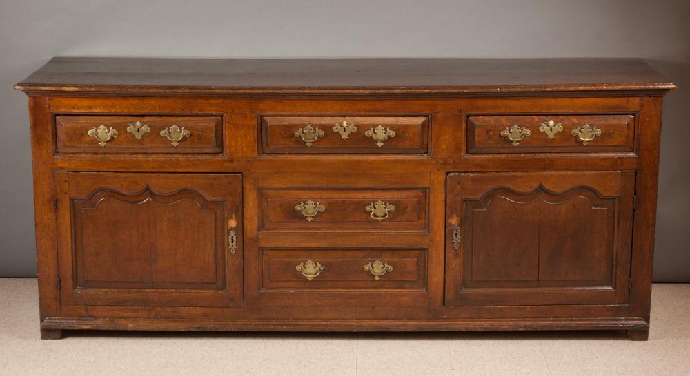 GEORGE III OAK 'WELSH' DRESSER