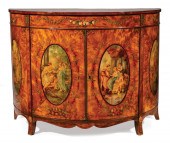 GEORGE III PAINTED SATINWOOD D