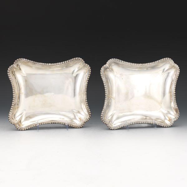 GEORGE III PAIR OF STERLING