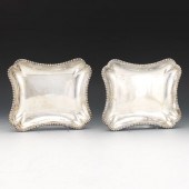 GEORGE III PAIR OF STERLING SI