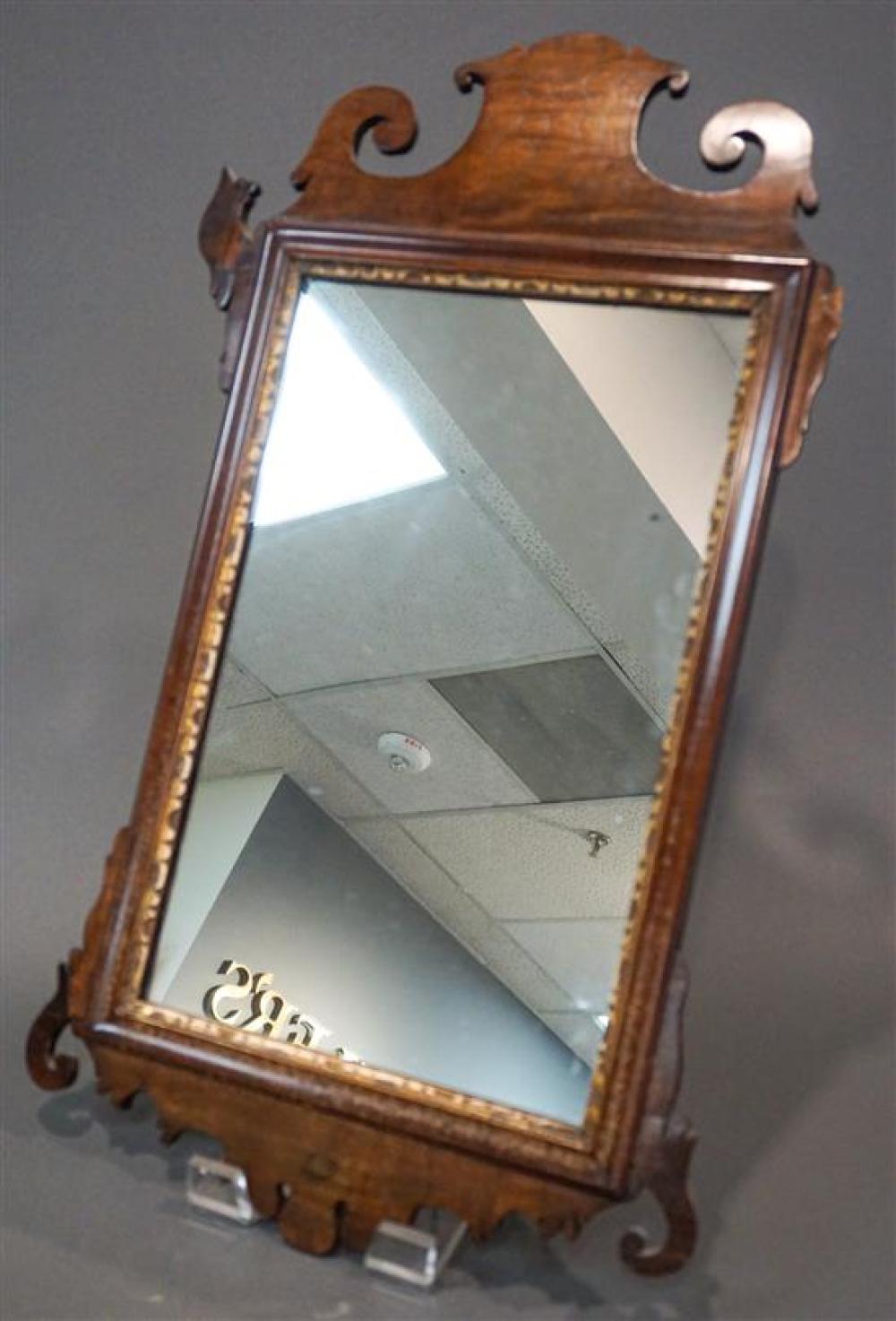 GEORGE III PARTIAL GILT MAHOGANY