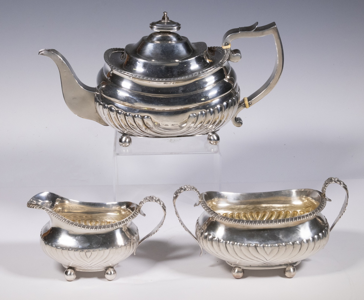 GEORGE III PERIOD STERLING TEA