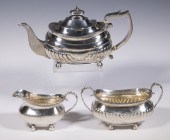 GEORGE III PERIOD STERLING TEA