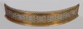GEORGE III PIERCED BRASS FIRE