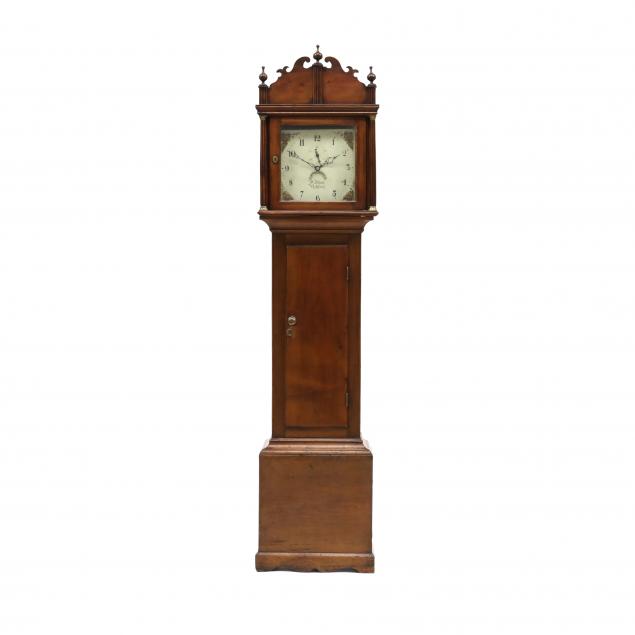 GEORGE III PINE TALL CASE CLOCK, W.