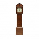 GEORGE III PINE TALL CASE CLOC