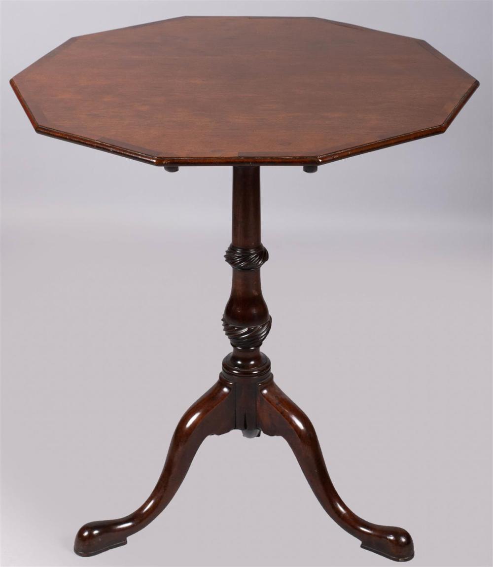GEORGE III PLUM PUDDING MAHOGANY
