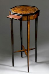 GEORGE III REVIVAL MARQUETRY A