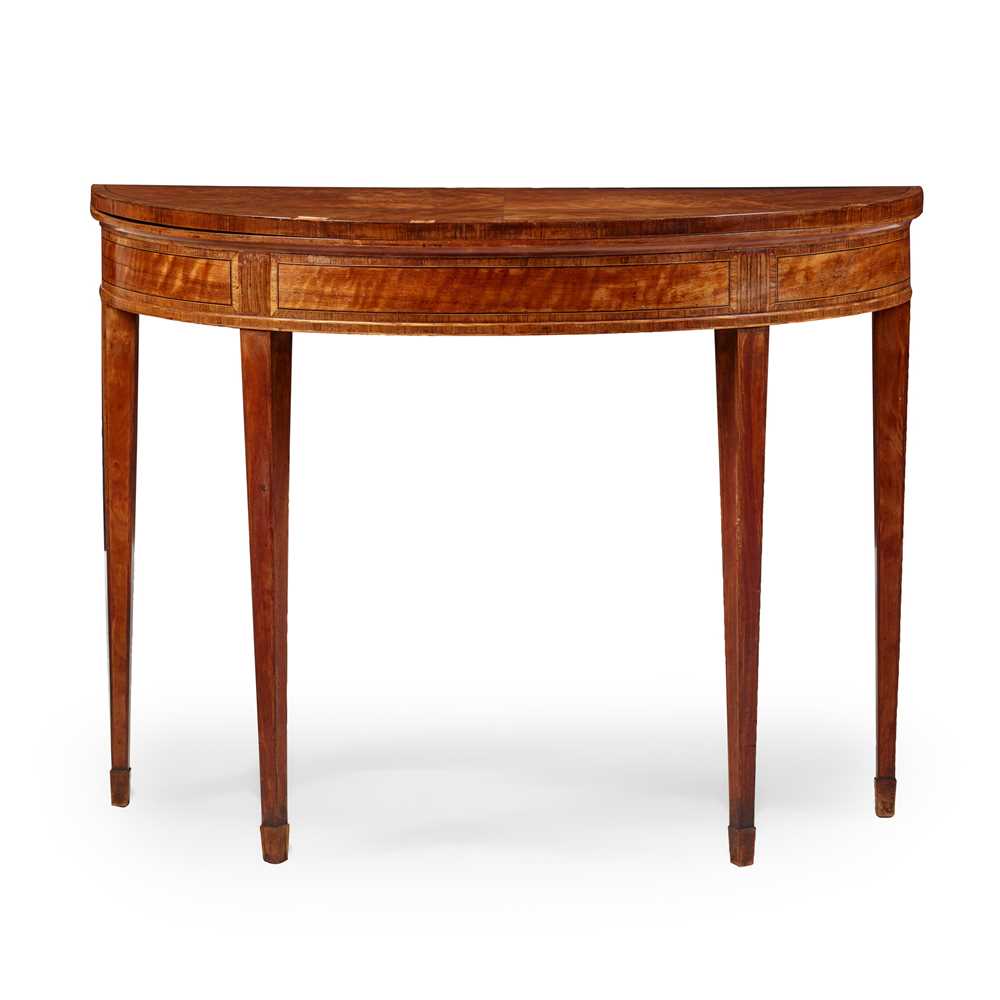 GEORGE III SATINWOOD INLAID