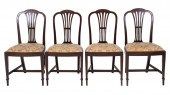 GEORGE III SHERATON STYLE MAHO