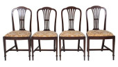 GEORGE III SHERATON STYLE MAHO