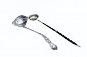 GEORGE III SILVER AND EBONY LA