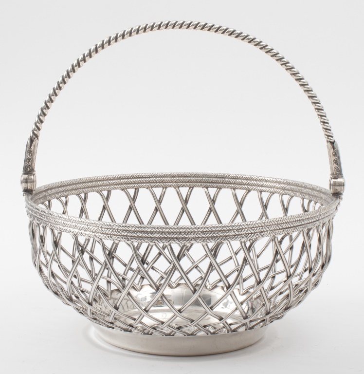 GEORGE III SILVER BREAD BASKET
