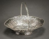 GEORGE III SILVER CAKE BASKET