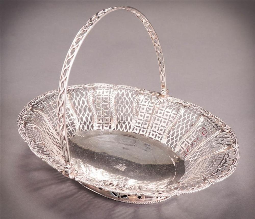 GEORGE III SILVER CAKE BASKET