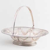 GEORGE III SILVER CAKE BASKETM