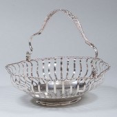 GEORGE III SILVER CAKE BASKETM