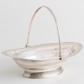 GEORGE III SILVER CAKE BASKETM