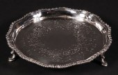 GEORGE III SILVER CARD TRAY, P