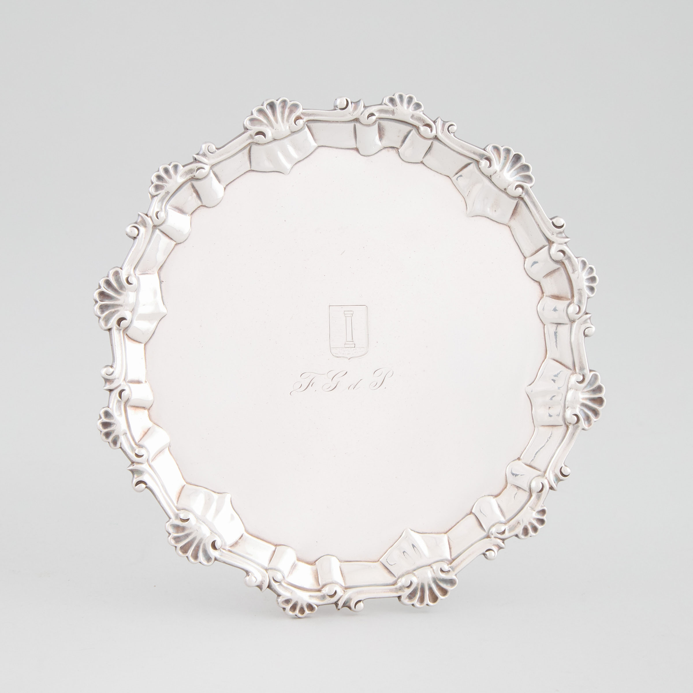 George III Silver Card Tray,