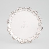 George III Silver Card Tray, R