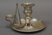 GEORGE III SILVER CHAMBER CAND