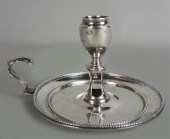 GEORGE III SILVER CRESTED CHAM