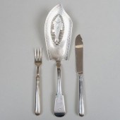 GEORGE III SILVER FISH SERVICE
