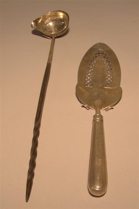 GEORGE III SILVER FISH SLICE 1799