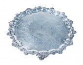 GEORGE III SILVER FOOTED SALVE